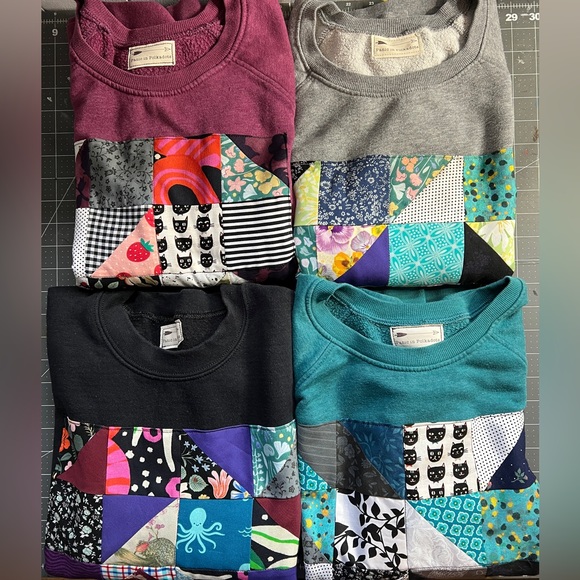 💐Unique Quilty Sweatshirt Jumper!💐 - Picture 10 of 16